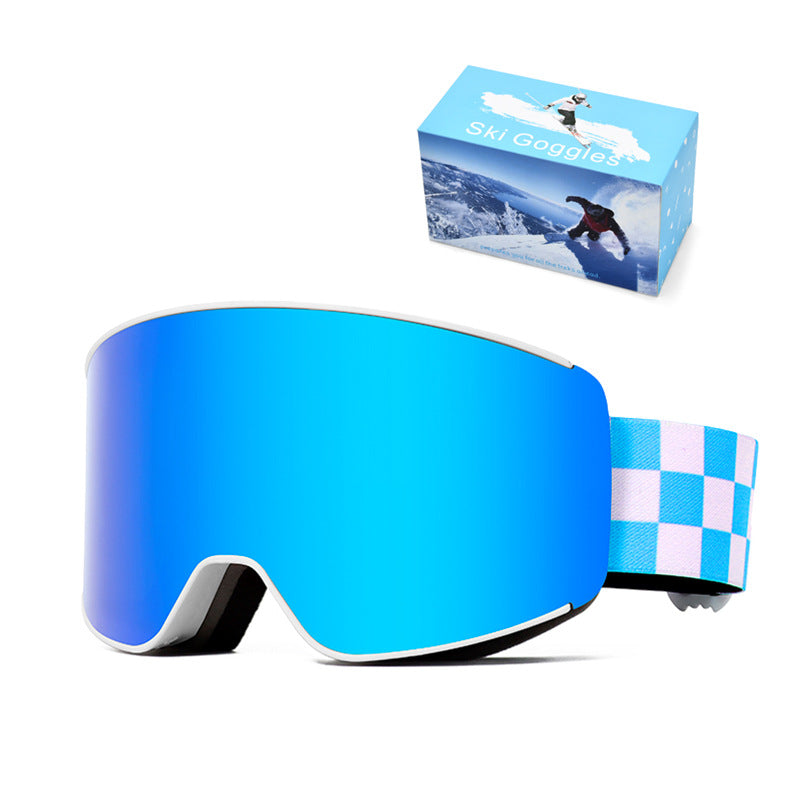 Spherical Ski Goggles Double-layer Anti-fog Ski Goggles My Store