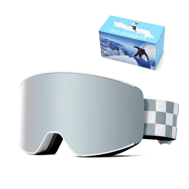 Spherical Ski Goggles Double-layer Anti-fog Ski Goggles My Store
