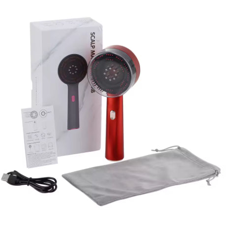 Hair Oiling Red Light Scalp Massager (One Set) My Store
