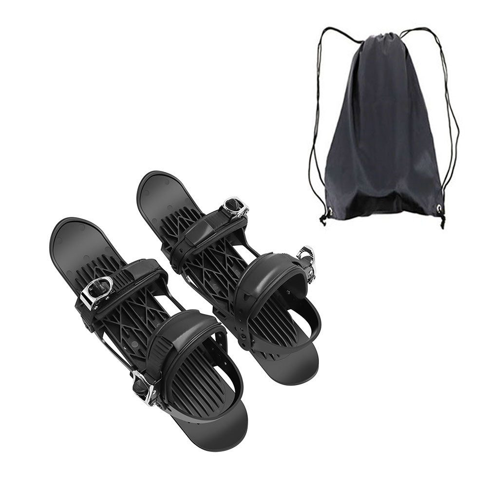 Mini Ski Skates Portable Short Skiboard Adjustable Skates Shoes For Snow My Store