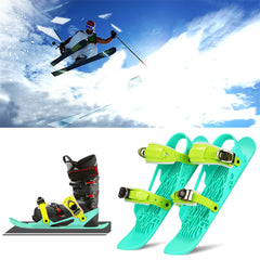 Mini Ski Skates Portable Short Skiboard Adjustable Skates Shoes For Snow My Store