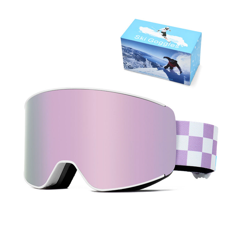 Spherical Ski Goggles Double-layer Anti-fog Ski Goggles My Store
