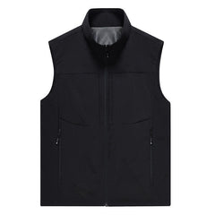 Casual Breathable Outdoor Photography Fishing Sport Cardigan Stand Collar Men's Vest My Store