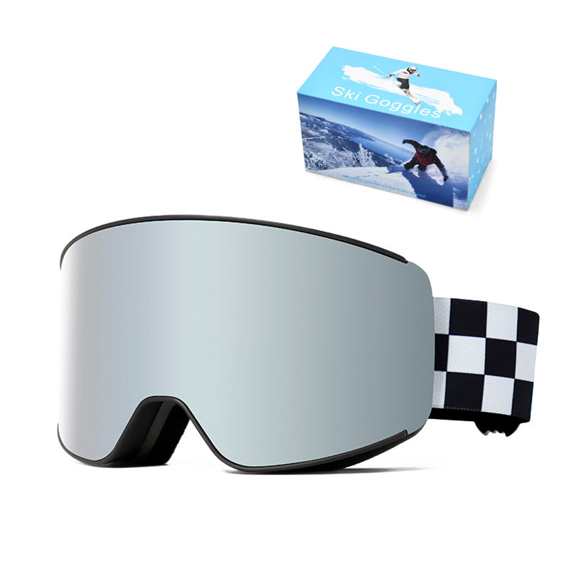 Spherical Ski Goggles Double-layer Anti-fog Ski Goggles My Store
