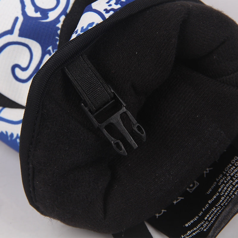 Ski gloves outdoor three-finger warm gloves My Store
