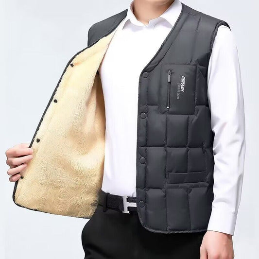 Men's Down Vest Plus-sized Duck Down Vest Warm Autumn And Winter My Store