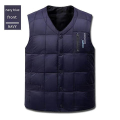 Men's Down Vest Plus-sized Duck Down Vest Warm Autumn And Winter My Store