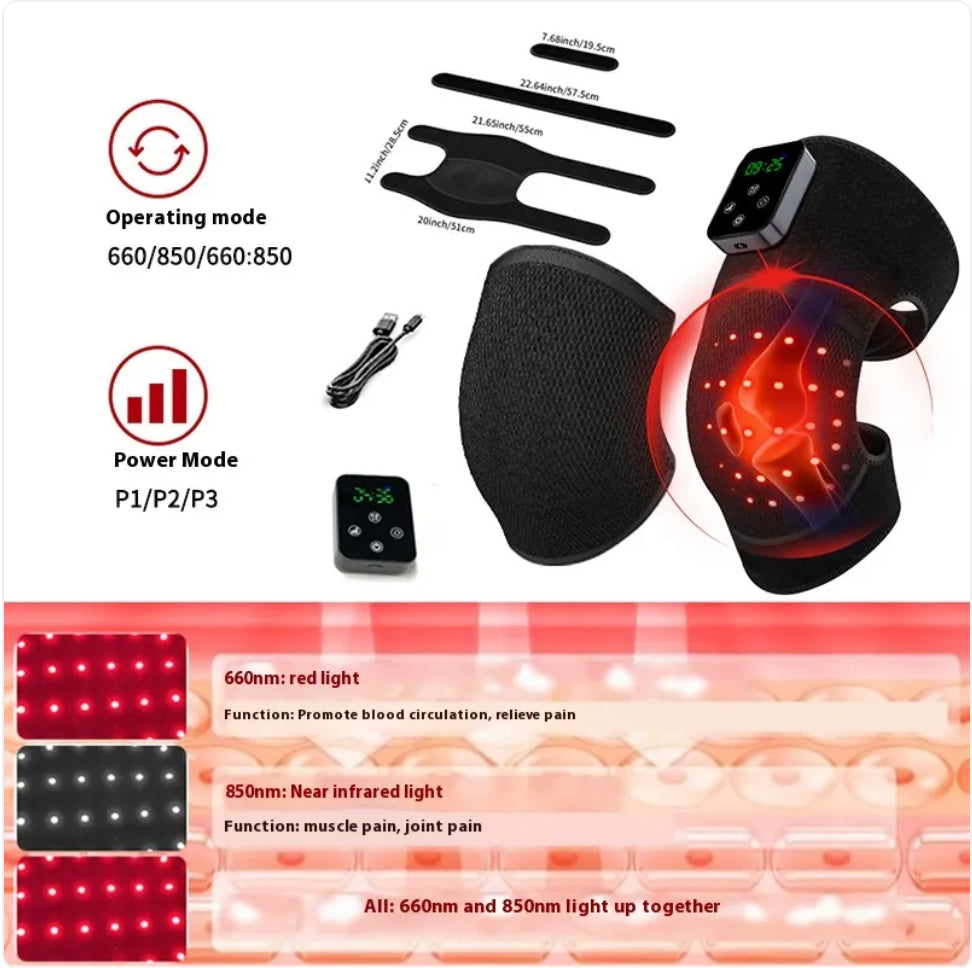 Infrared Knee Pain Relief Massager with Red Light Therapy My Store