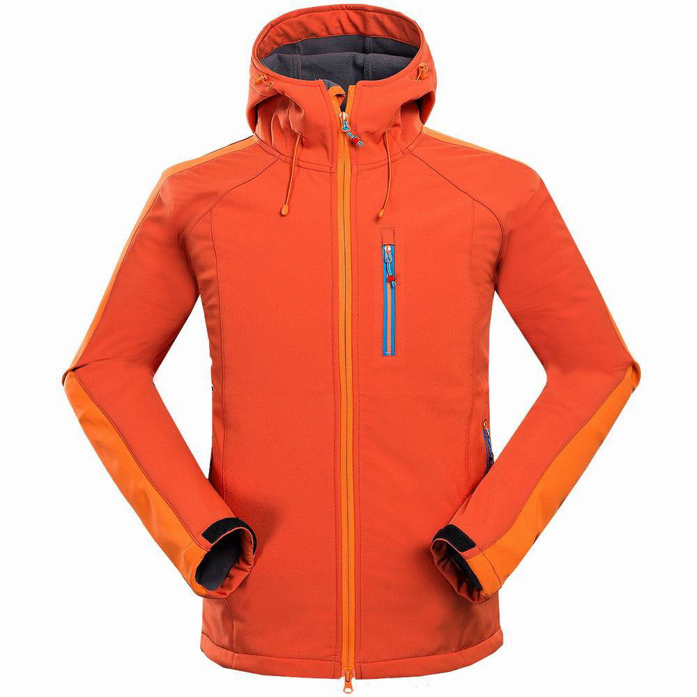 New foreign trade men outdoor mountaineering camping leisure sports clothing anti wind compound jacket soft shell jacket My Store