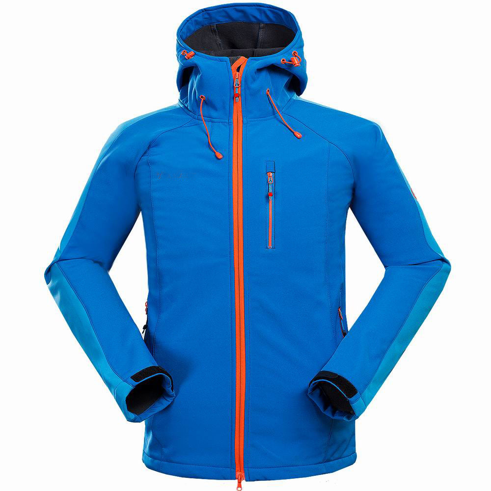 New foreign trade men outdoor mountaineering camping leisure sports clothing anti wind compound jacket soft shell jacket My Store
