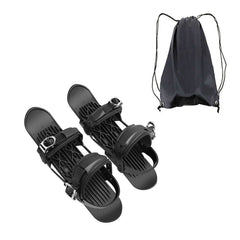 Mini Ski Skates Portable Short Skiboard Adjustable Skates Shoes For Snow My Store