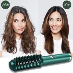 Dual-Purpose Electric Hair Comb for Curling & Straightening My Store