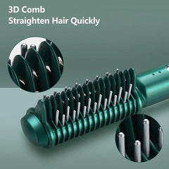Dual-Purpose Electric Hair Comb for Curling & Straightening My Store