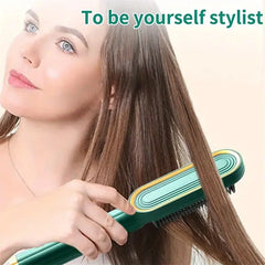 LCD Hair Straightening Comb with Dual-Use Curling Iron My Store