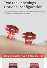 Portable Electric Cupping Massager with Red Light (2 Cups) My Store