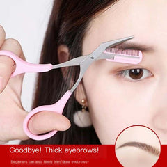 Eyebrow Scissors with Comb for Beginners and Makeup My Store