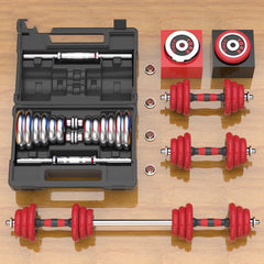 Pure Iron Solid Electroplating Dumbbells Black Lacquered Red Dumbbells My Store
