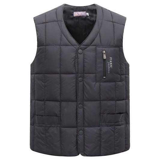 Men's Down Vest Plus-sized Duck Down Vest Warm Autumn And Winter My Store