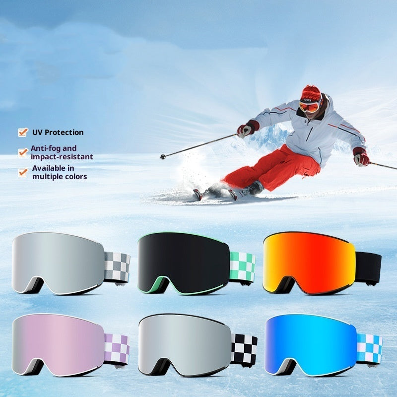 Spherical Ski Goggles Double-layer Anti-fog Ski Goggles My Store