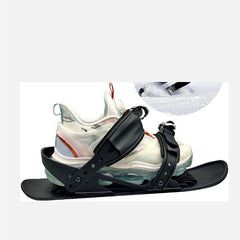 Mini Ski Skates Portable Short Skiboard Adjustable Skates Shoes For Snow My Store