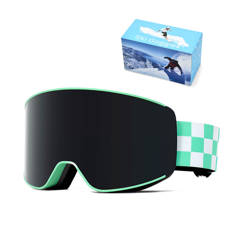 Spherical Ski Goggles Double-layer Anti-fog Ski Goggles My Store