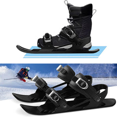 Mini Ski Skates Portable Short Skiboard Adjustable Skates Shoes For Snow My Store